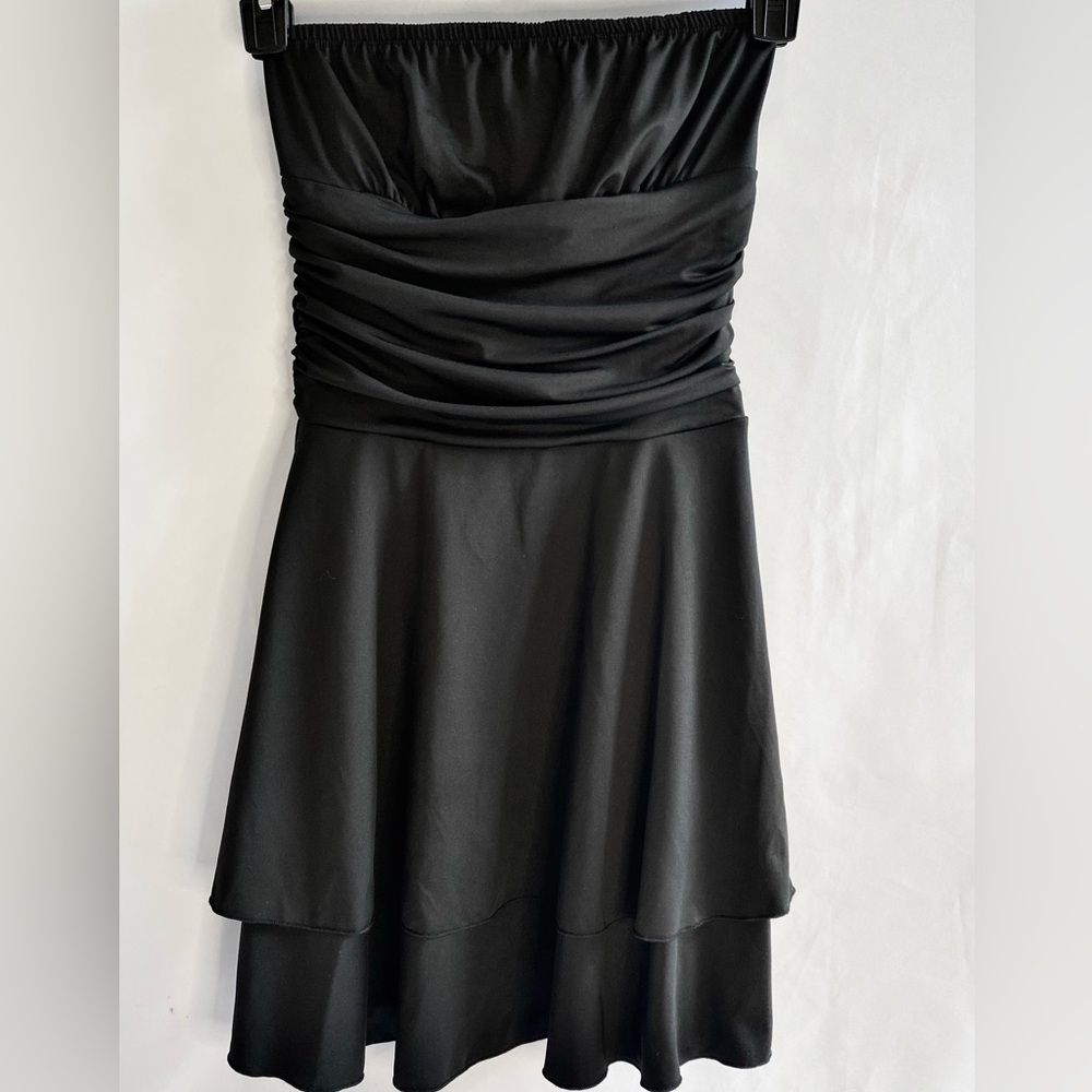 Black mini dress